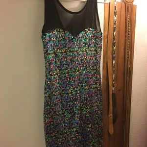 Sequin party dress only worn twice!